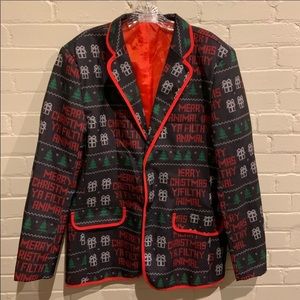 Adult L 42-44 Christmas Blazer like new